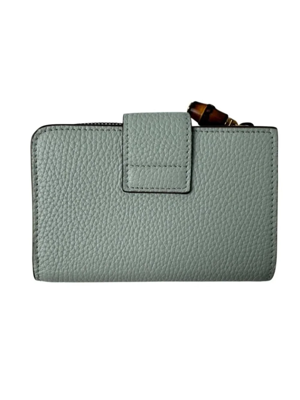 Gucci Double Compact Wallet Bifold with Bamboo - Picture 2 of 10
